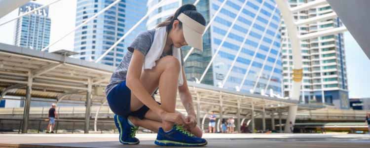 Girl Getting Ready for Exercise in Dubai - Staying Active and Adventurous in Dubai - Combining Fitness and Travel