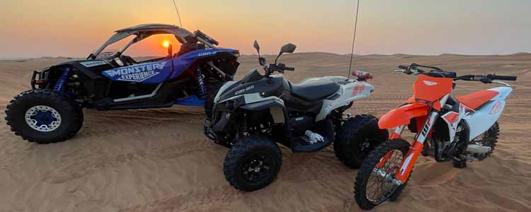 Quad Bike Dune Buggy Motor Bike in Arabian Desert - Top 5 Desert Activities in Dubai