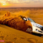 Dune Drive in an Arabian Desert