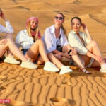 Tourist Group Desert Photography