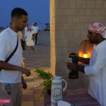 Welcome Refreshment in the Dubai Desert Camp