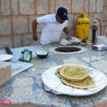 Live Bread Making Station in the Dubai Desert Camp