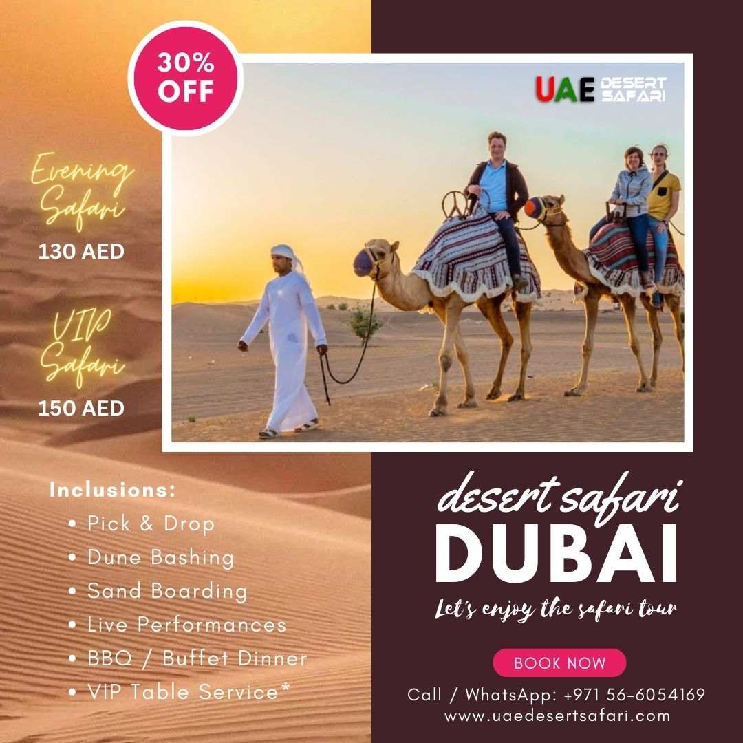 Evening Desert Safari Tour in Dubai