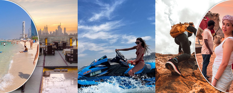 Top 5 Outdoor Activities in Dubai in September 2024 - Beach Days - Arabian Desert Safari - Water Sports - Hiking - Outdoor Dining