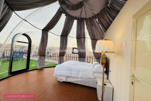 Premium Overnight Desert Safari Tent - Inside View