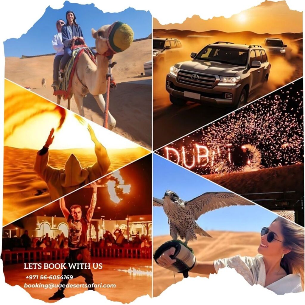 Evening Desert Safari Dubai Tour with Dinner and Live Shows