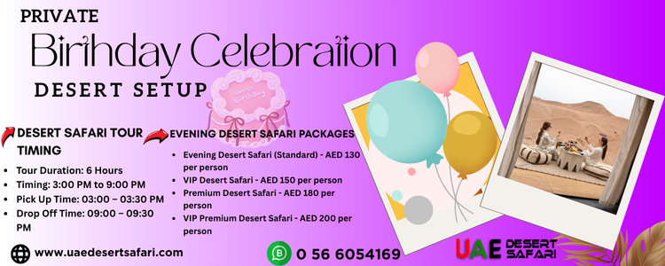 Private Desert Setup for Birthday Celebration