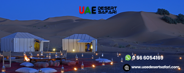 Luxury Private Desert Camp Setup