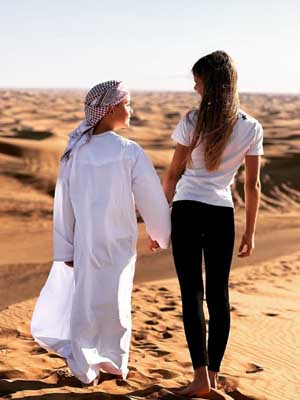 Desert Safari Dubai with Arabian Costumes