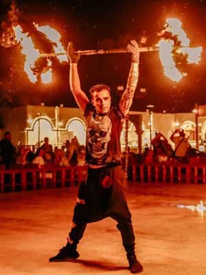 Desert Safari Dubai with Fire Shows