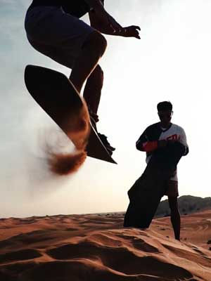 Desert Safari Dubai with Sandboarding