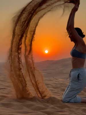 desert safari dubai with sunset photography 01
